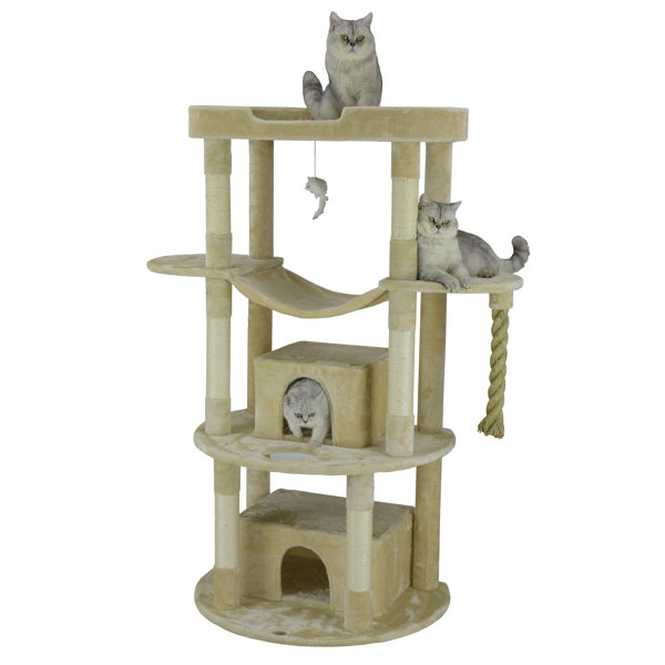 Go Pet Club 60" Jungle Rope Cat Tree & Reviews Wayfair